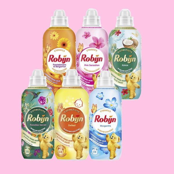 Super Deal = 6 flessen Robijn wasverzachter - Wasverzachter - PrijzenStorm.nl