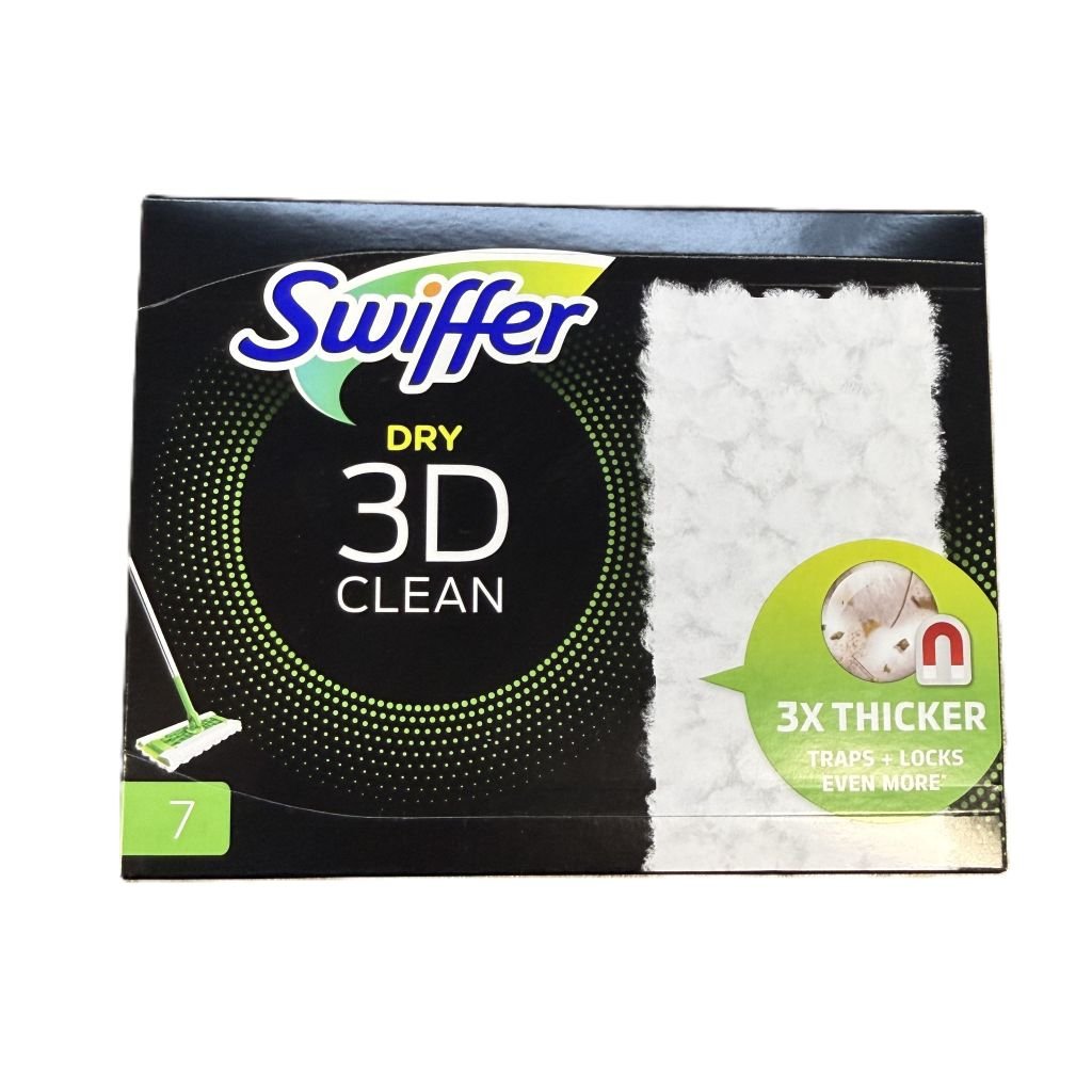 Swiffer Dry 3D Clean navulling 7 stuks - Schoonmaakartikel - PrijzenStorm.nl
