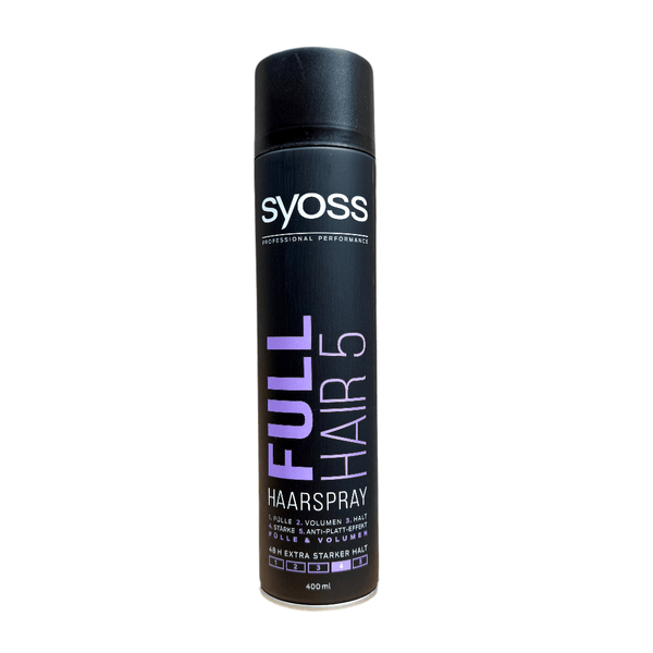 Syoss Full Hair 5 Haarspray 400ml - Haarstyling - PrijzenStorm.nl