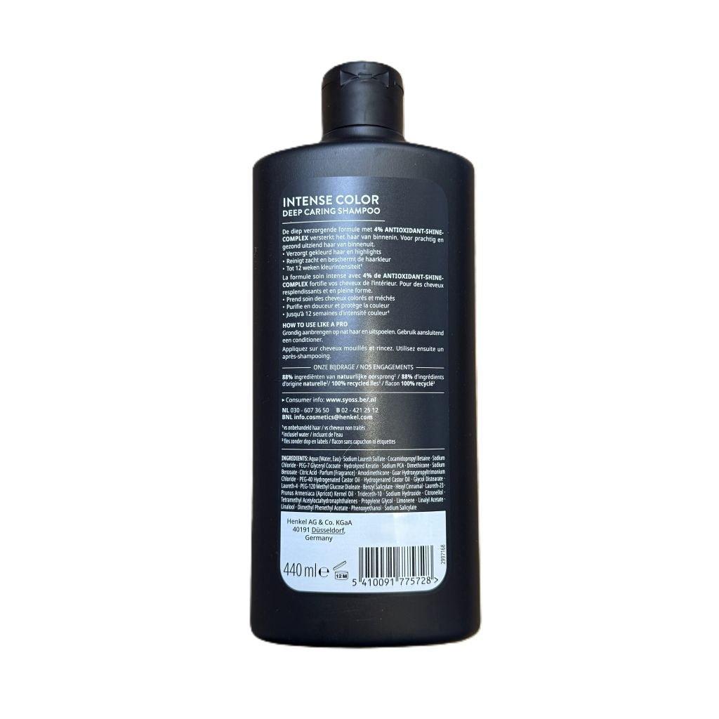 Syoss Intense Color shampoo 440ml - Shampoo - PrijzenStorm.nl