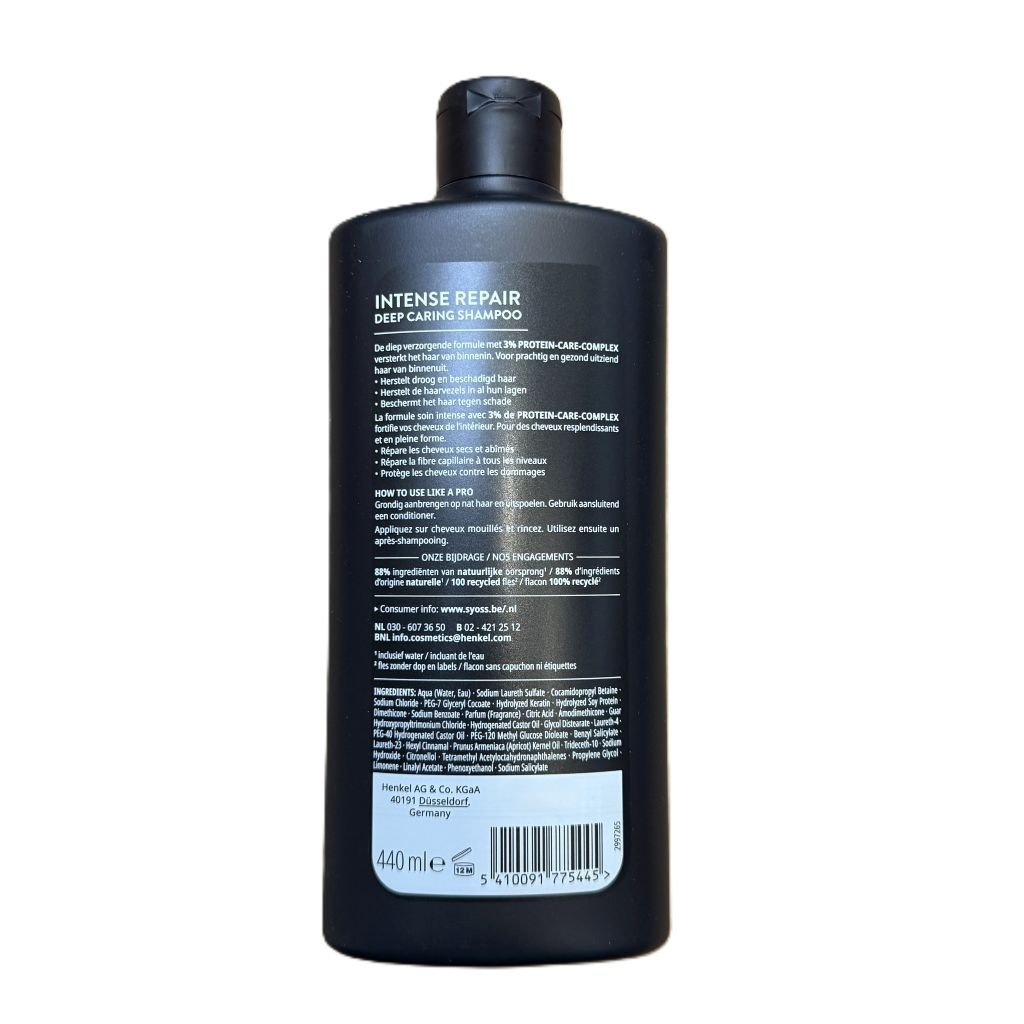 Syoss Intense Repair shampoo 440ml - Shampoo - PrijzenStorm.nl