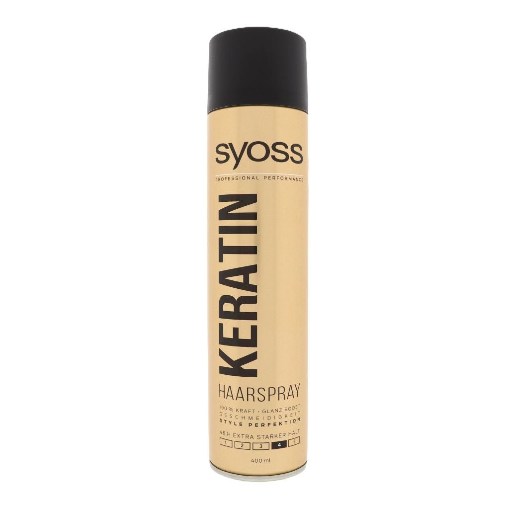 Syoss Keratin Haarspray 400ml - Haarstyling - PrijzenStorm.nl