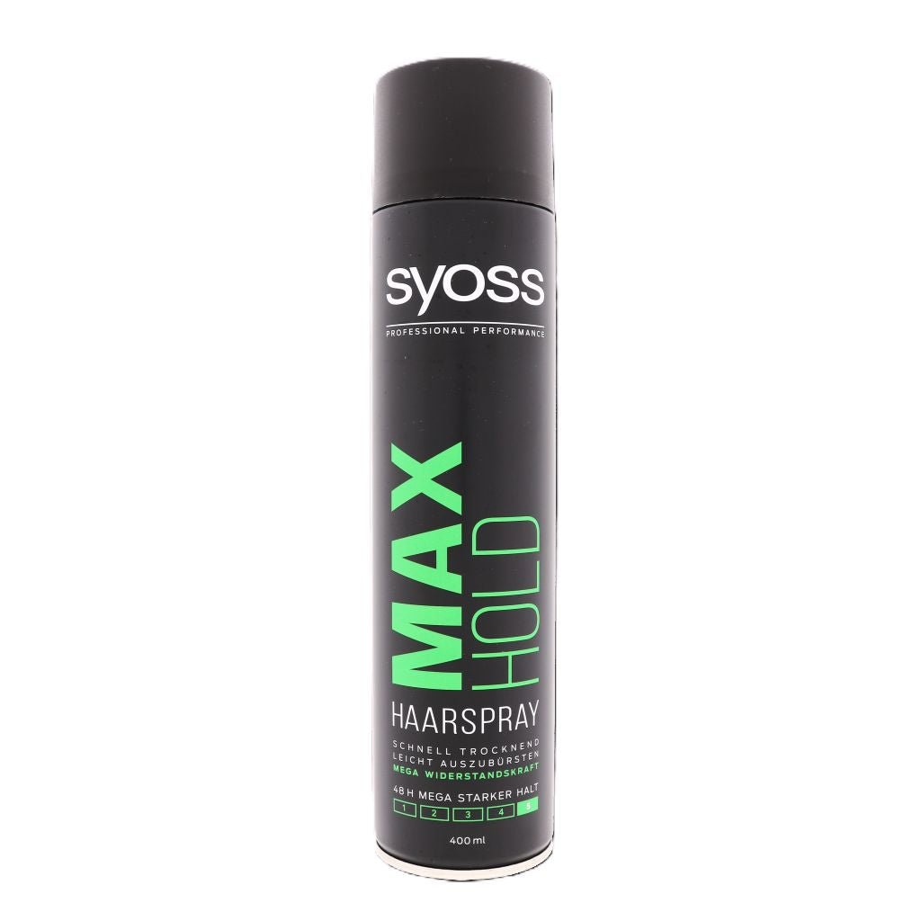 Syoss Max Hold Haarspray 400ml - Haarstyling - PrijzenStorm.nl