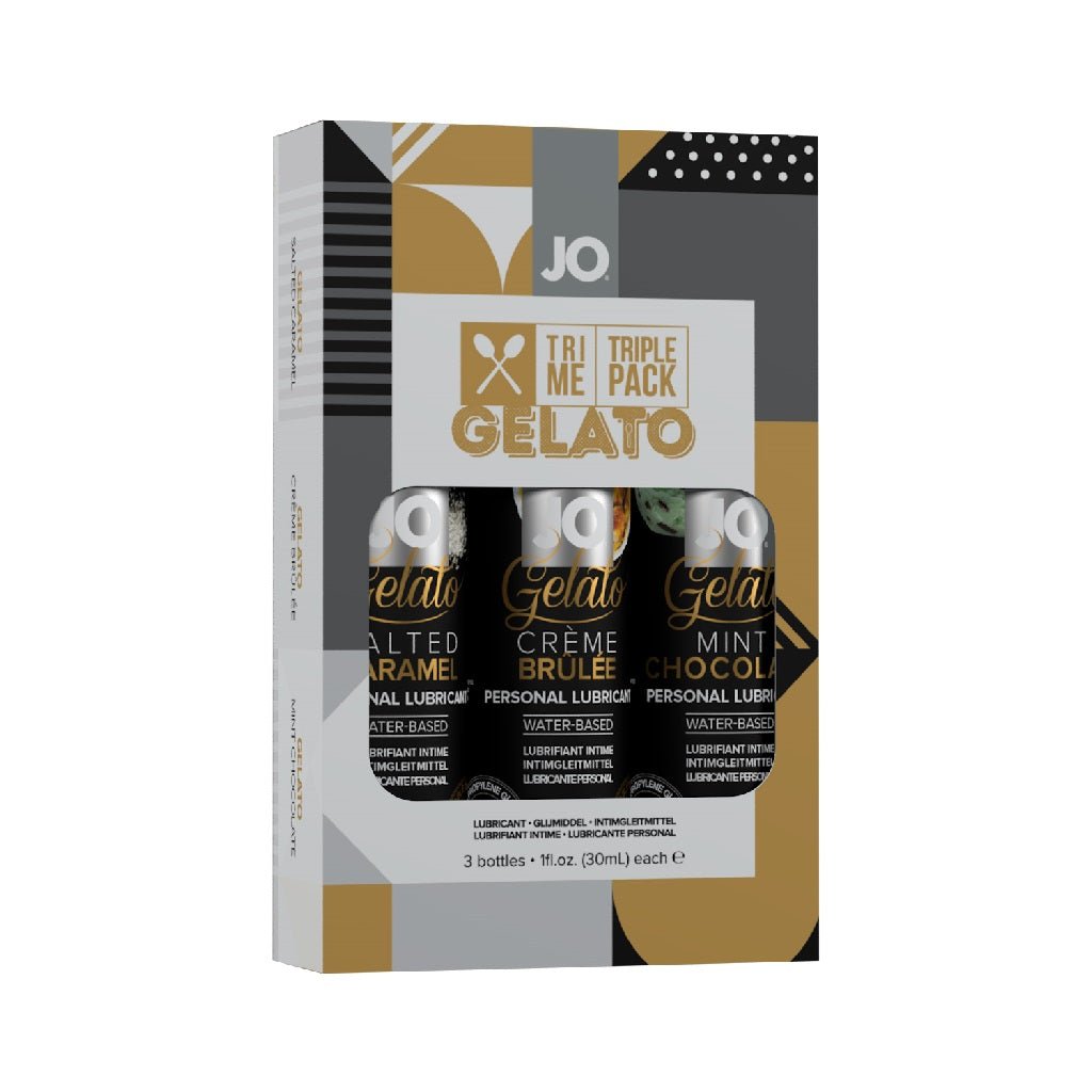 System Jo Tri Me Triple Pack Gelato glijmiddel 3x30ml OP = OP - Massage gel of olie - PrijzenStorm.nl
