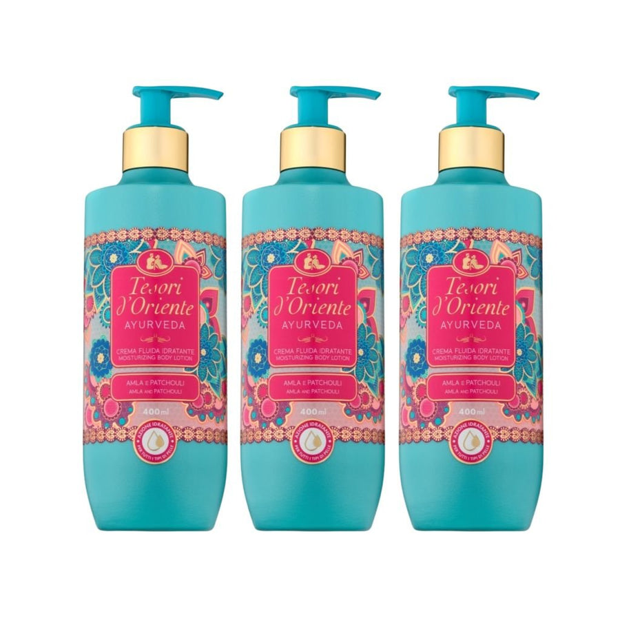 Tesori d’Oriente 3PACK Ayurveda Bodylotion 400ML -Bodylotion- PrijzenStorm.nl