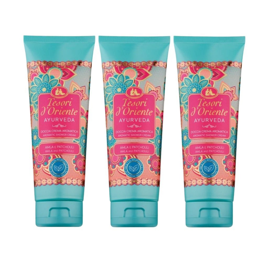 Tesori d’Oriente 3PACK Ayurveda Douchecrème 250ML -Douchegel- PrijzenStorm.nl