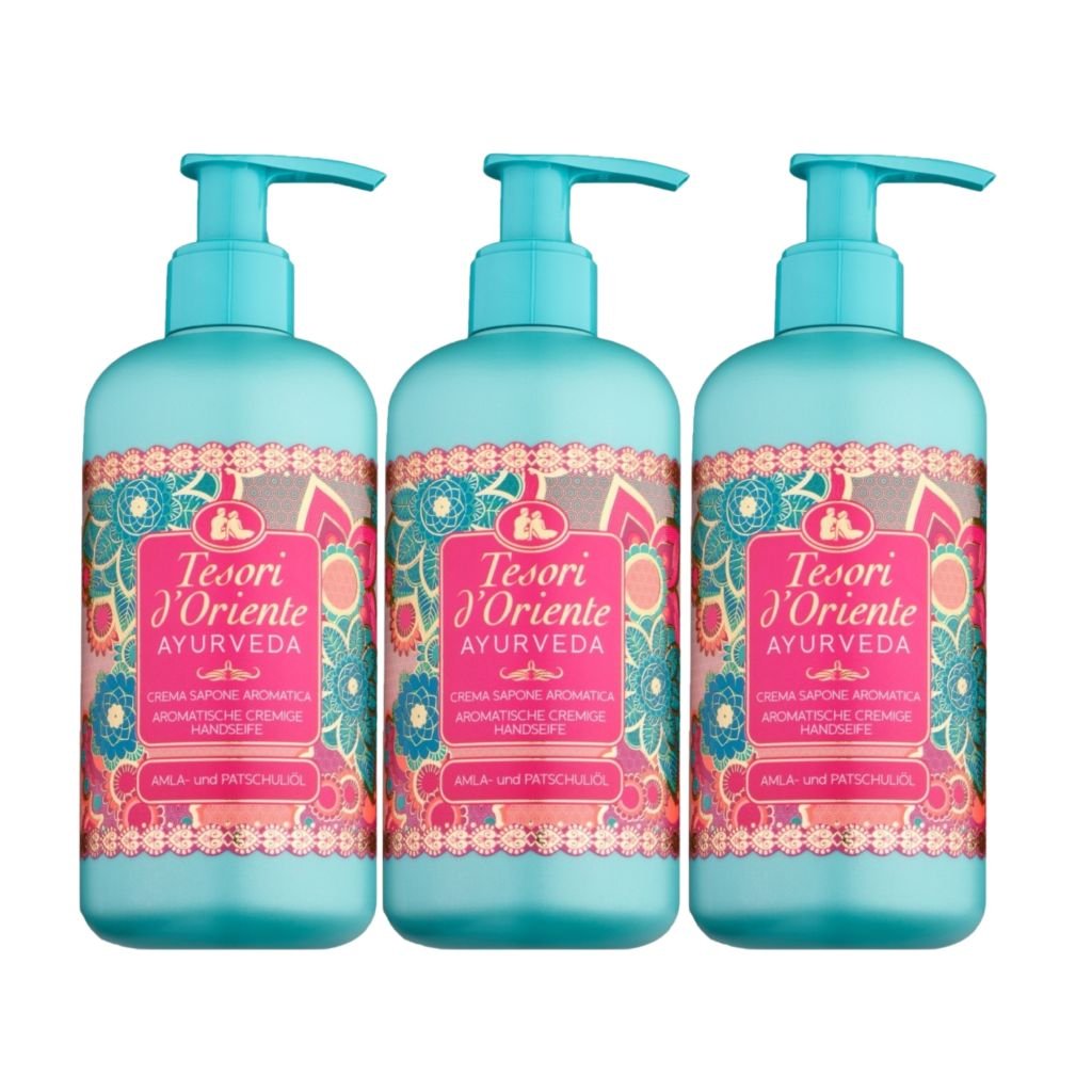 Tesori d’Oriente 3PACK Ayurveda Handzeep 300ML -Handzeep- PrijzenStorm.nl