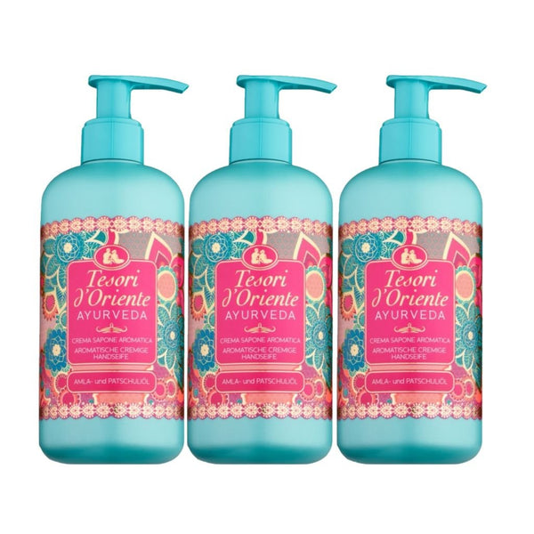 Tesori d’Oriente 3PACK Ayurveda Handzeep 300ML -Handzeep- PrijzenStorm.nl