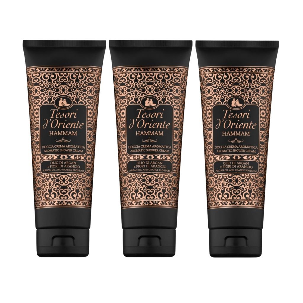 Tesori d’Oriente 3PACK Hammam Douchecrème 250ML -Douchegel- PrijzenStorm.nl