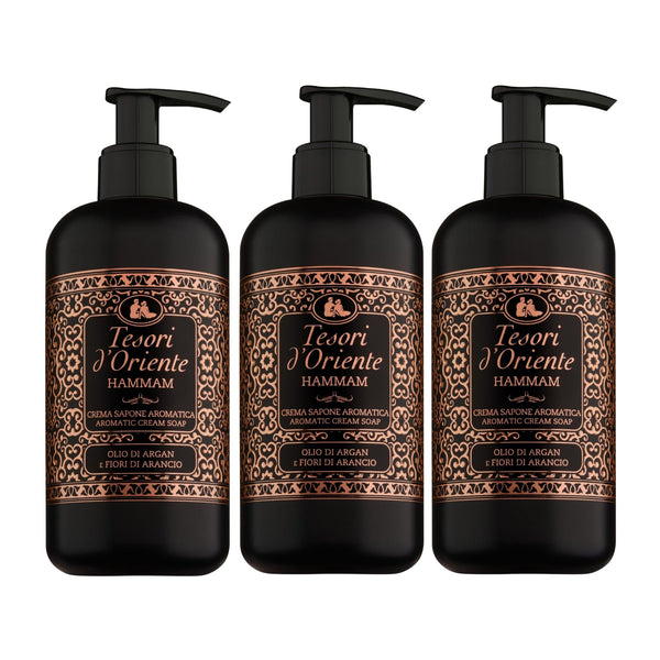Tesori d’Oriente 3PACK Hammam Handzeep 300ML -Handzeep- PrijzenStorm.nl