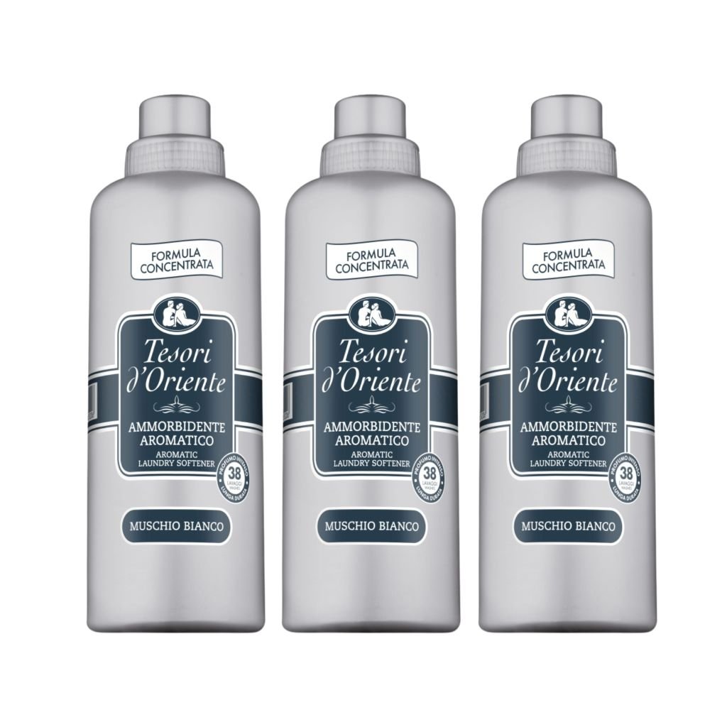 Tesori d’Oriente 3PACK White Musk Geconcentreerde Wasverzachter 760ML -Wasverzachter- PrijzenStorm.nl