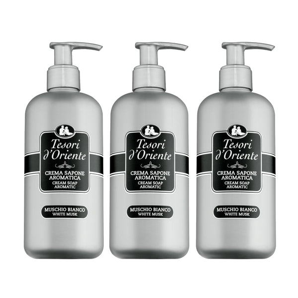 Tesori d’Oriente 3PACK White Musk Handzeep 300ML -Handzeep- PrijzenStorm.nl