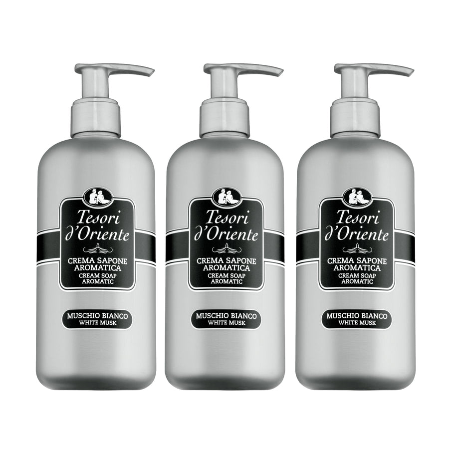 Tesori d’Oriente 3PACK White Musk Handzeep 300ML -Handzeep- PrijzenStorm.nl