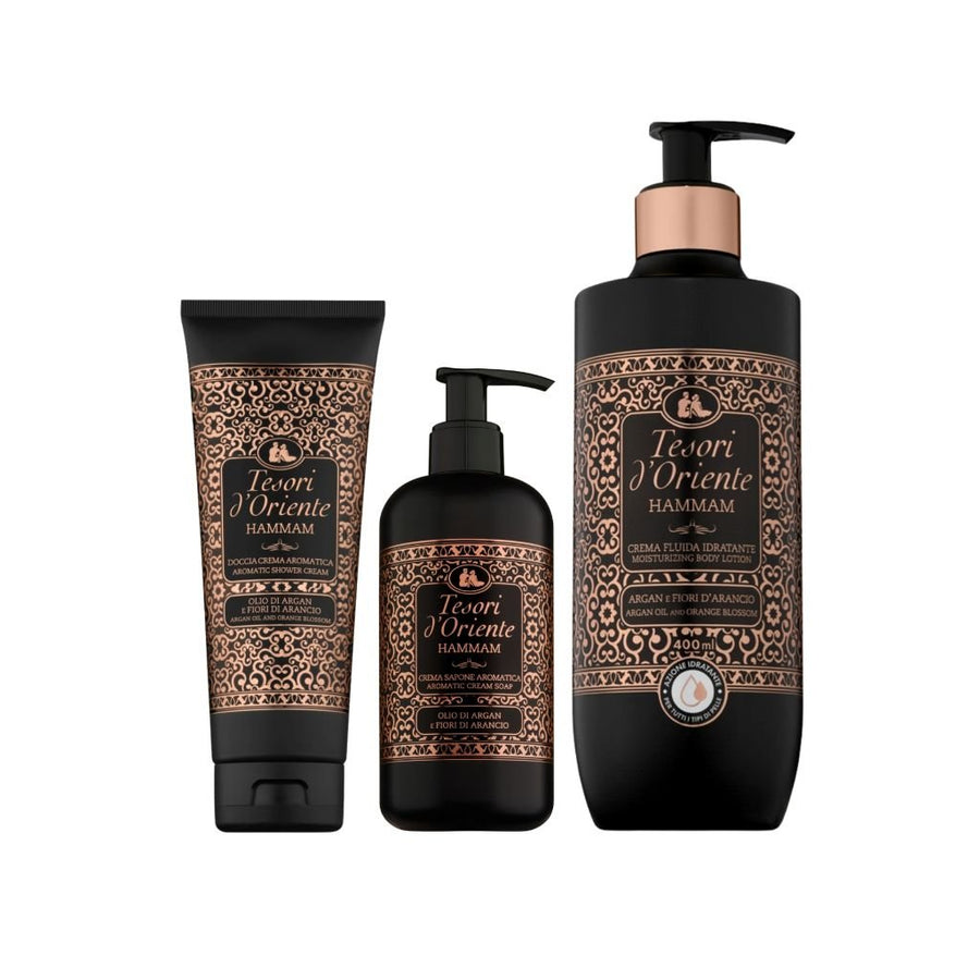 Tesori d’Oriente Hammam Set Douchecrème, Bodylotion & Handzeep -Giftset- PrijzenStorm.nl