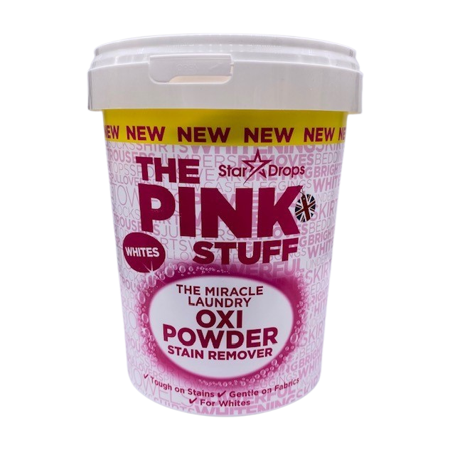 The Pink Stuff The Miracle Oxi Powder Stain Remover Whites 1kg