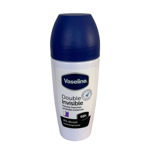 Vaseline Double Invisible deodorant roll-on 50ml -Deodorant Roll-on- PrijzenStorm.nl
