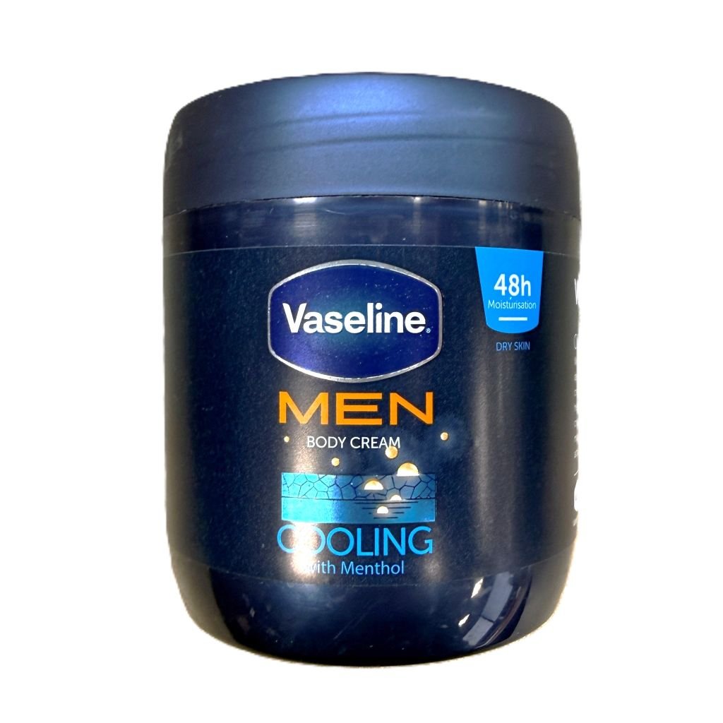 Vaseline Men Cooling body cream 400ml - Bodycrème - PrijzenStorm.nl