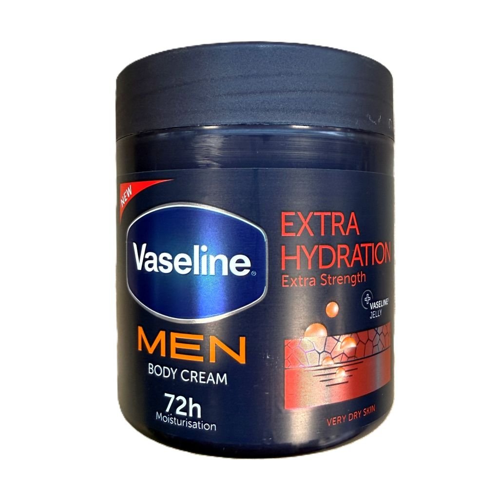Vaseline Men Extra Hydration body cream 400ml - Bodycrème - PrijzenStorm.nl