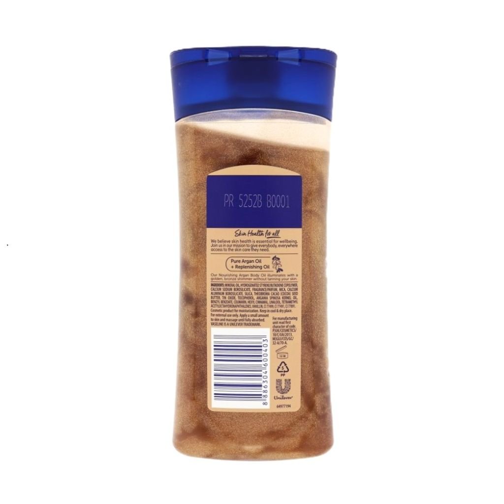 Vaseline Nourishing Argan Oil Body Gel Oil 200ml -Bodylotion- PrijzenStorm.nl