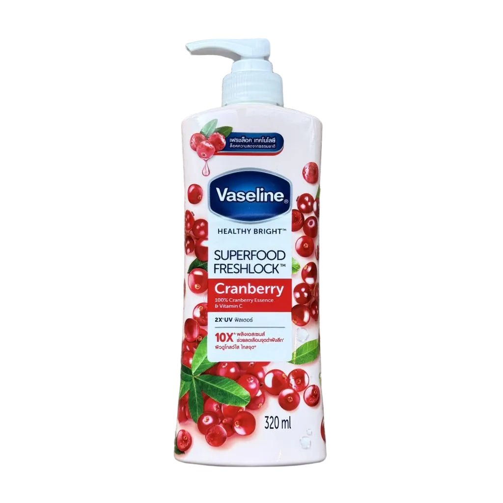 Vaseline Superfood Freshlock Cranberry bodylotion 320ml -Bodylotion- PrijzenStorm.nl
