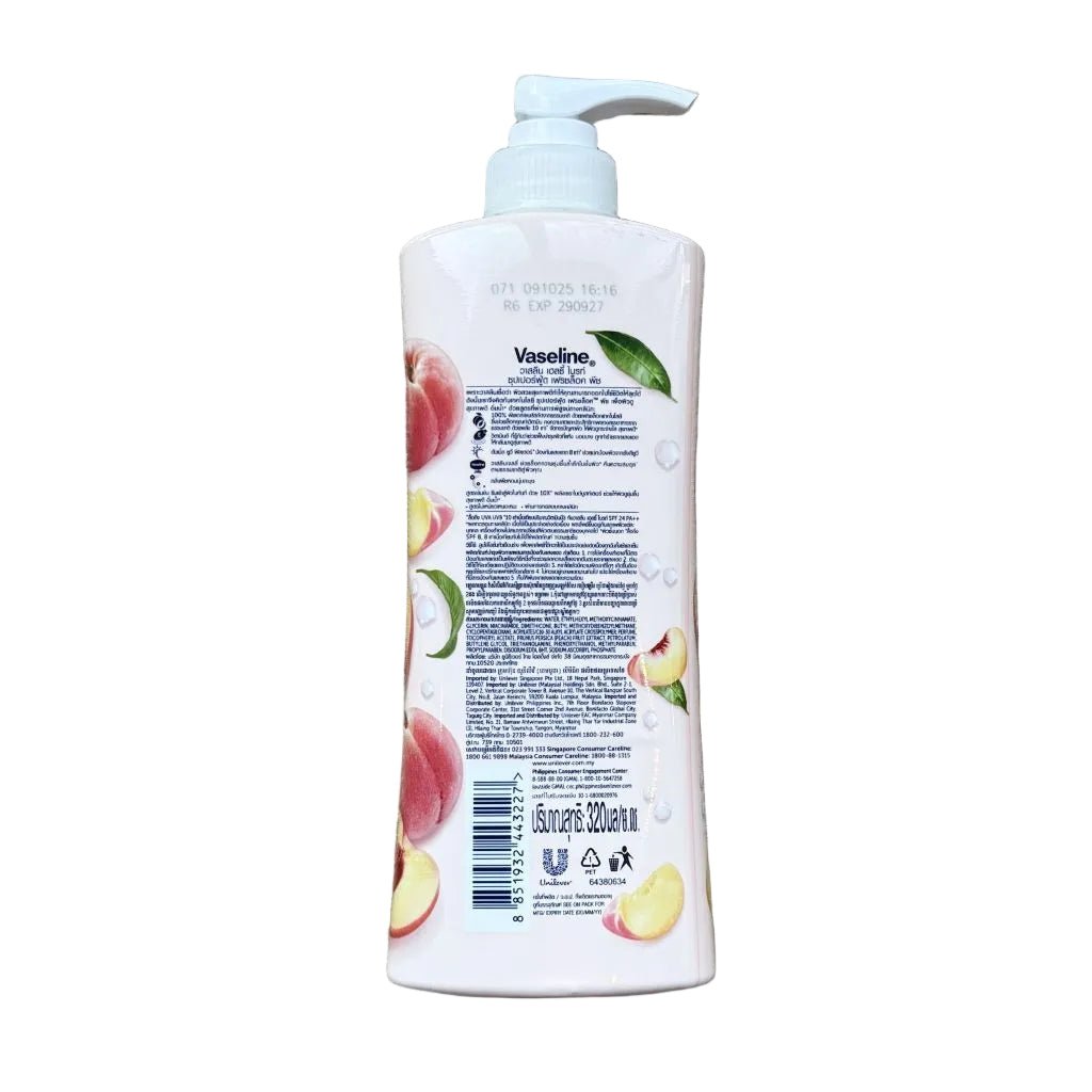 Vaseline Superfood Freshlock Peach bodylotion 320mlVaselinePrijzenStorm.nl