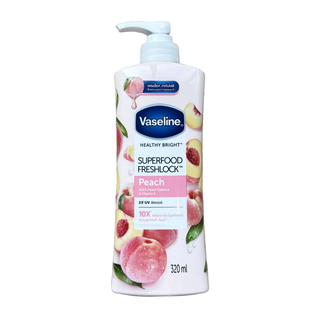 Vaseline Superfood Freshlock Peach bodylotion 320ml -Bodylotion- PrijzenStorm.nl