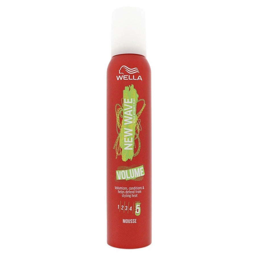 Wella New Wave Volume 5 Mousse 200ml - Haarstyling - PrijzenStorm.nl