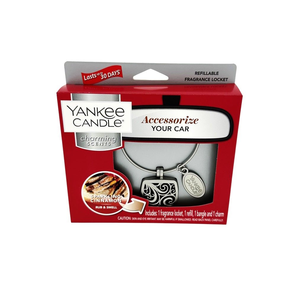 Yankee Candle auto parfum Sparkling Cinnamon - Luchtverfrisser - PrijzenStorm.nl