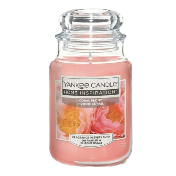 Yankee Candle Coral Peony 538g - Kaars - PrijzenStorm.nl