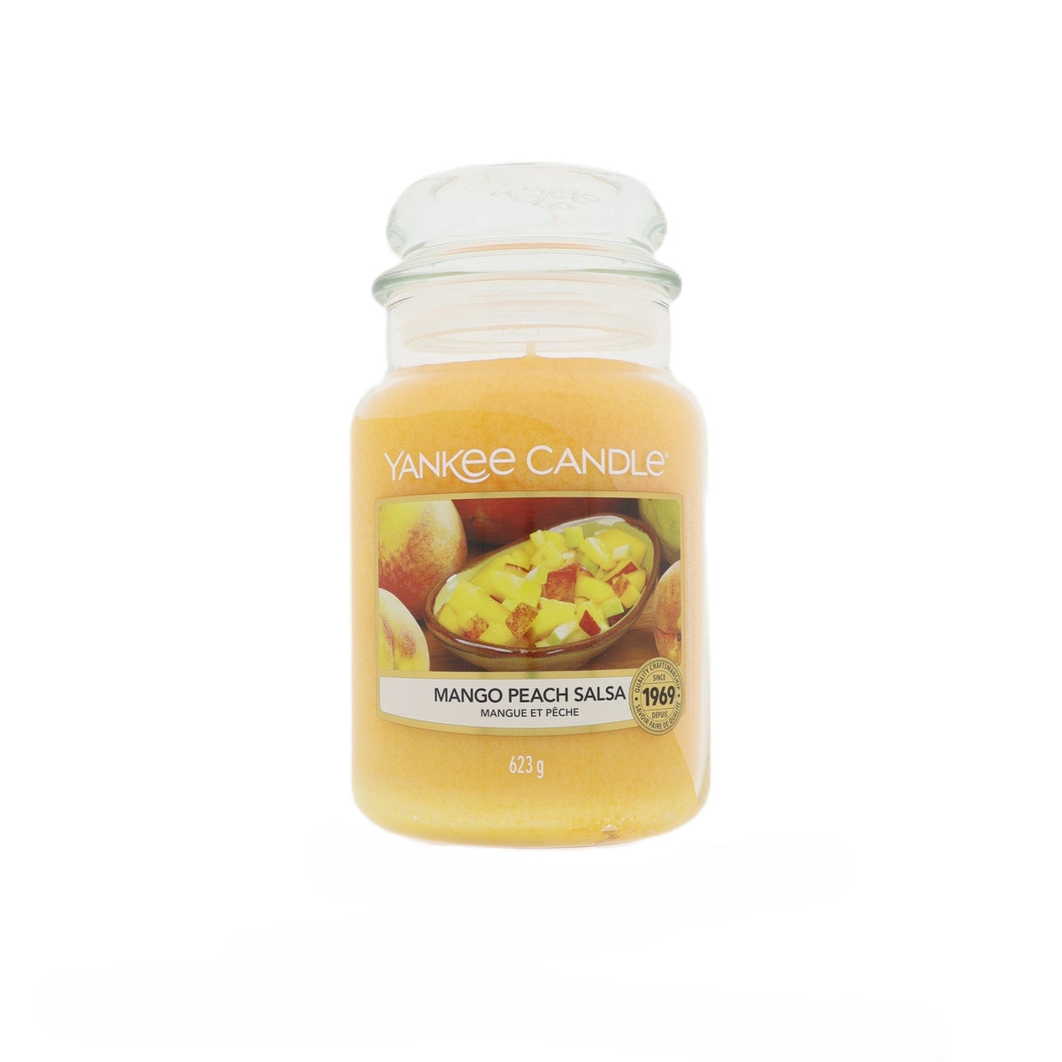 Yankee Candle Mango Peach Salsa 623g - Kaars - PrijzenStorm.nl