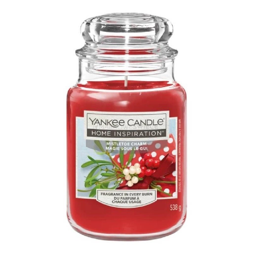 Yankee Candle Mistletoe Charm 538g - Kaars - PrijzenStorm.nl