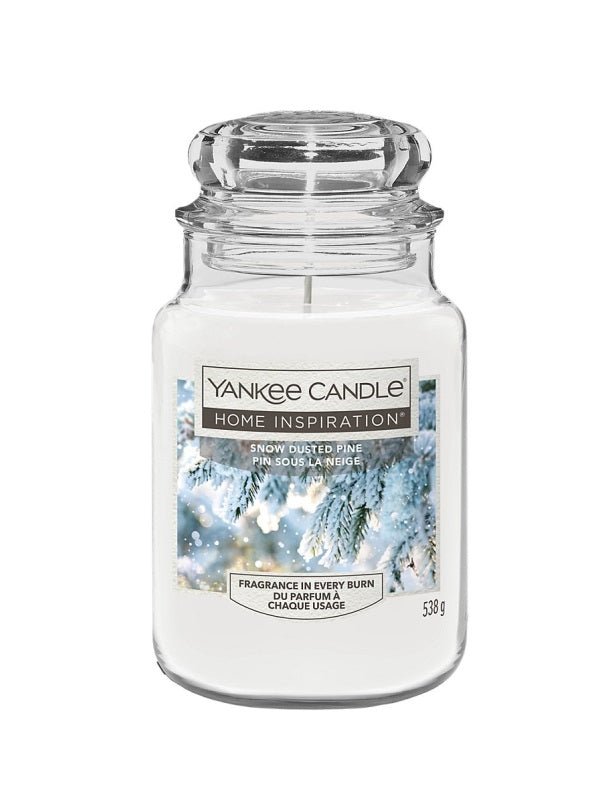 Yankee Candle Snow Dusted Pine 538g - Kaars - PrijzenStorm.nl
