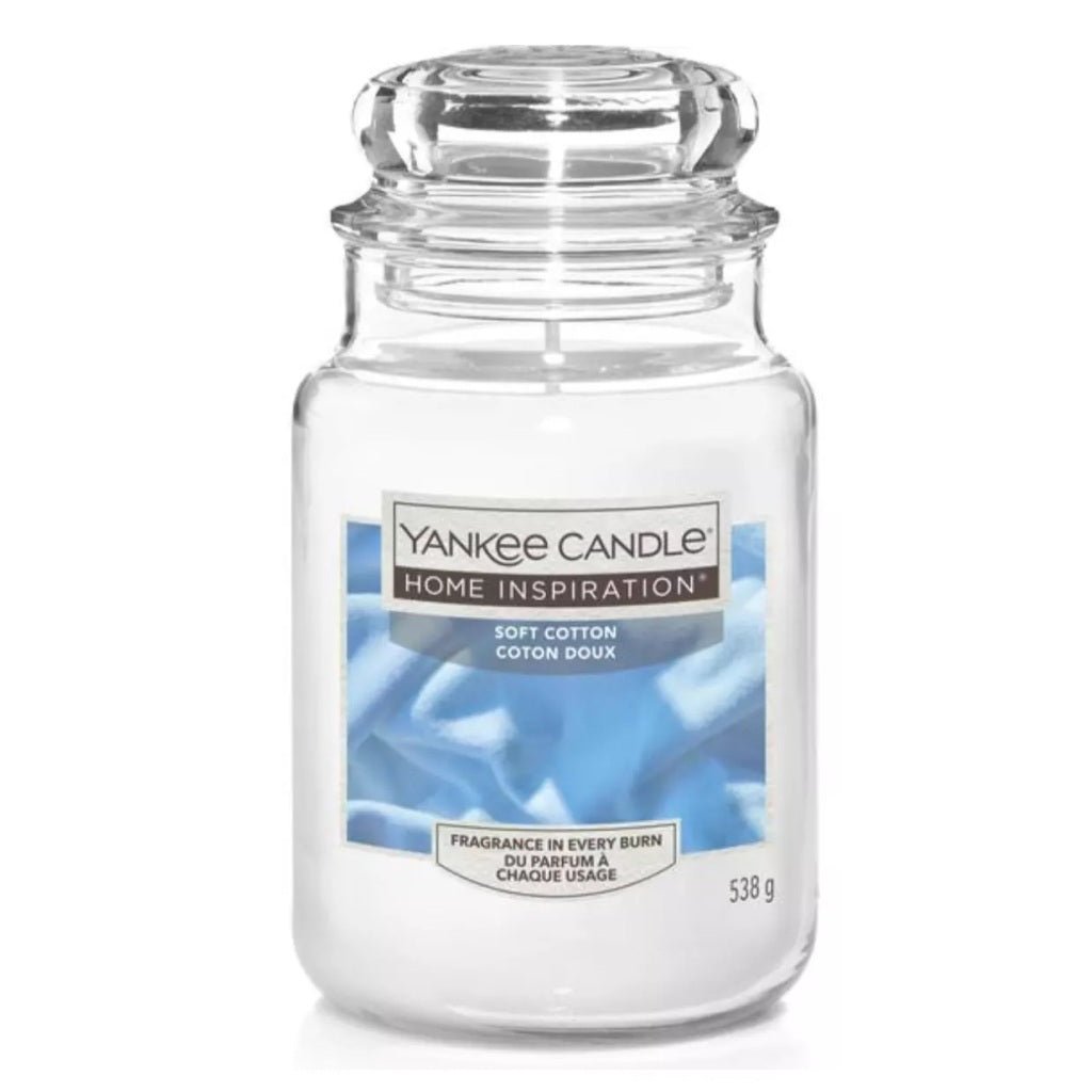 Yankee Candle Soft Cotton 538g - Kaars - PrijzenStorm.nl