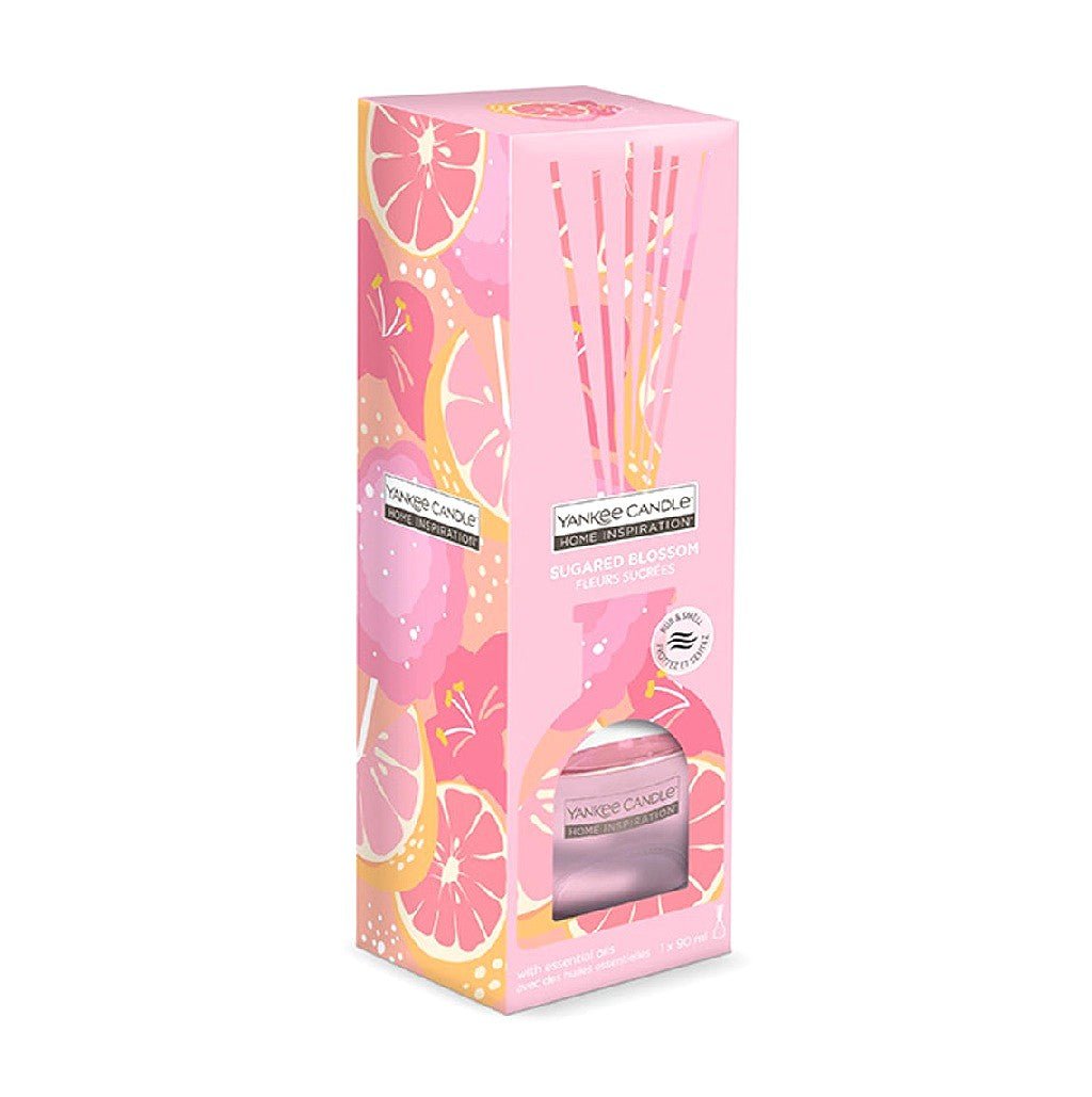 Yankee Candle Sugared Blossom geurstokjes 90ml - Geurstokjes - PrijzenStorm.nl