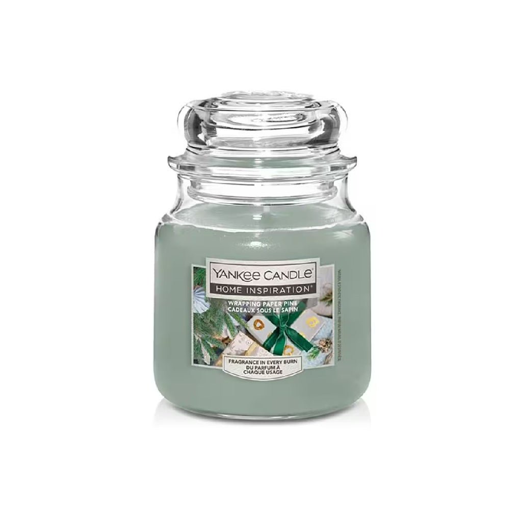 Yankee Candle Wrapping Paper Pine 104g - Kaars - PrijzenStorm.nl