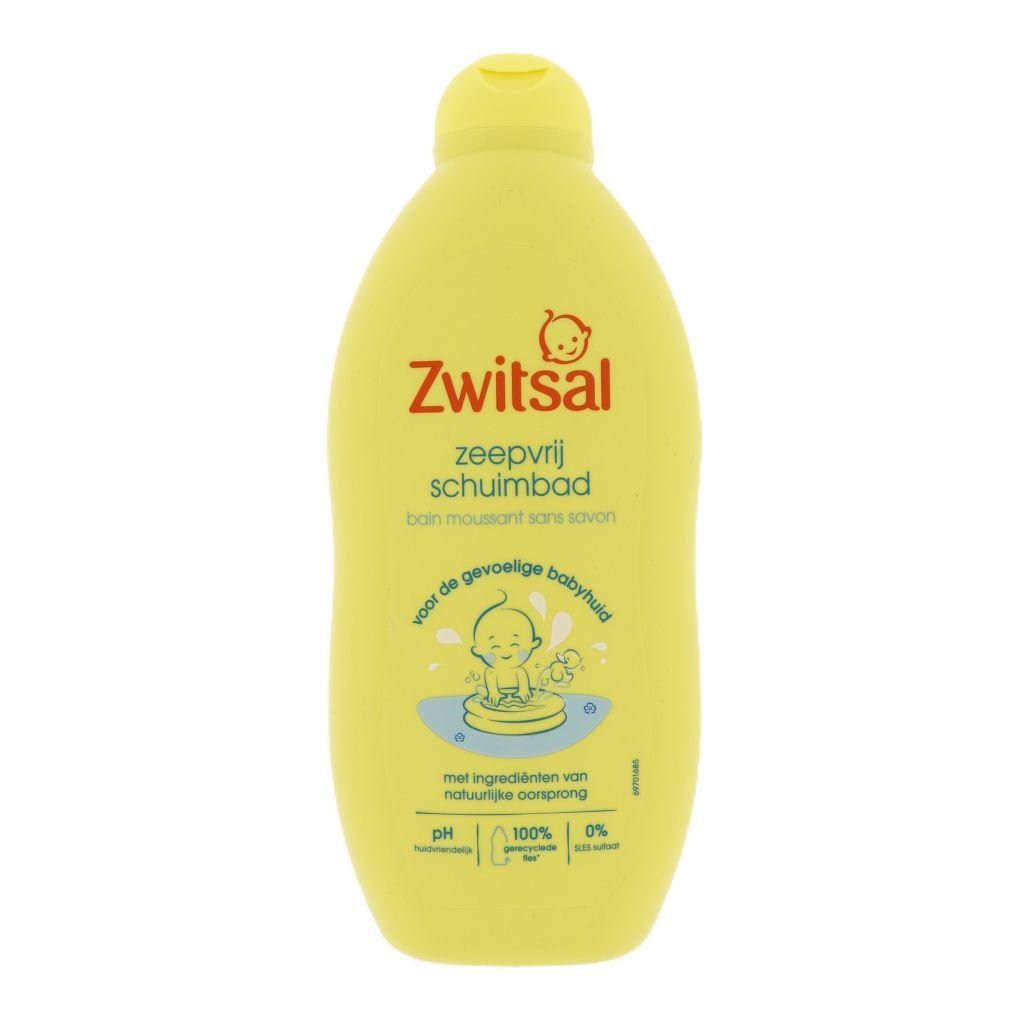 Zwitsal Zeepvrij Schuimbad 400ml - Baby Bad & Wasgel - PrijzenStorm.nl